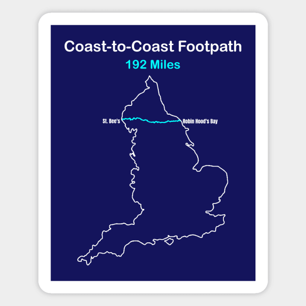 England's Coast-to-Coast Footpath Magnet by numpdog